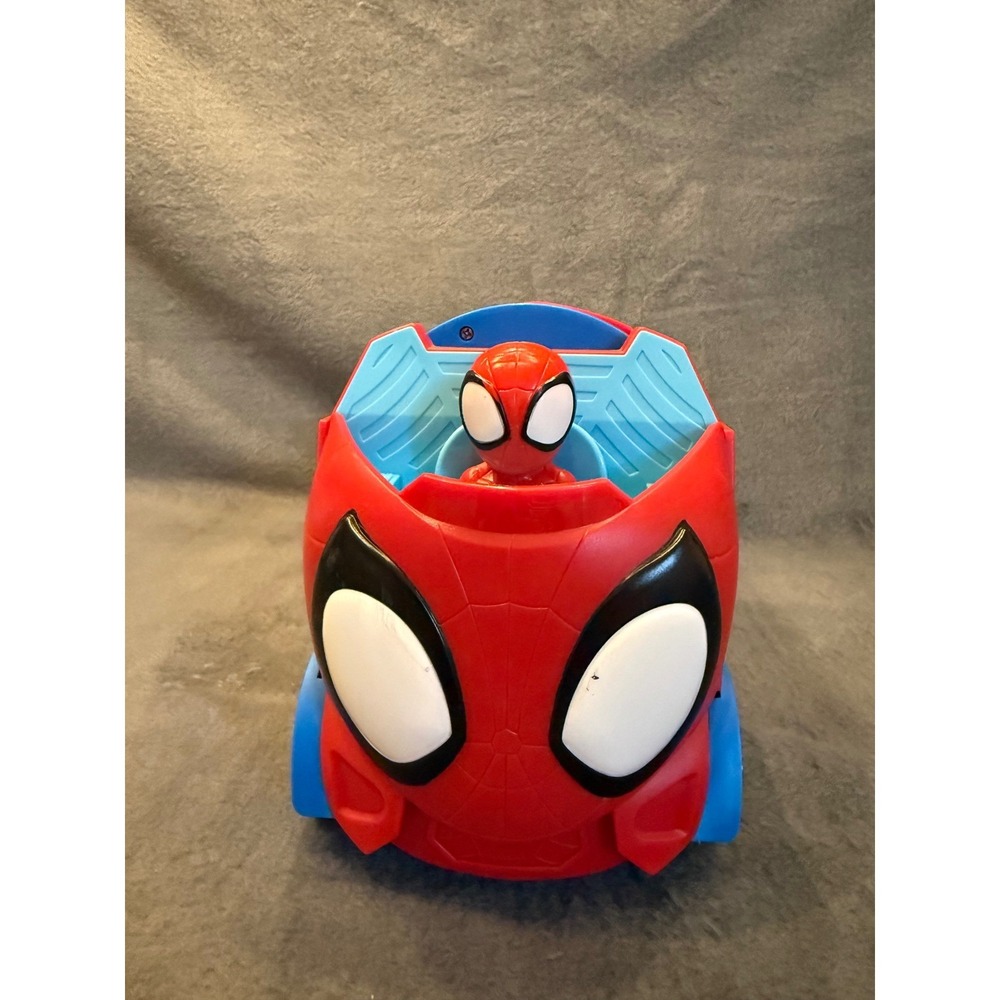 Marvel Spidey and His Amazing Friends Transporter Vehicle Rotating Character Toy